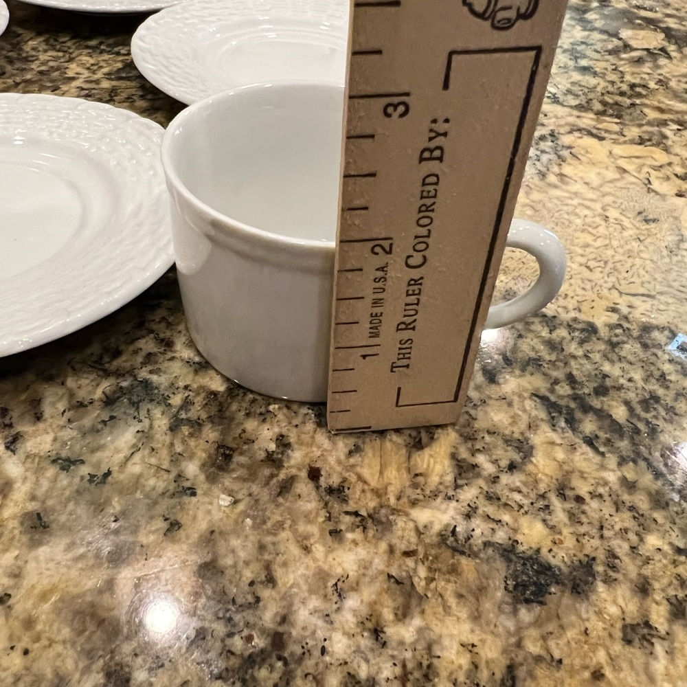 Espresso cups and saucers - set of 4 - Picture 8 of 8